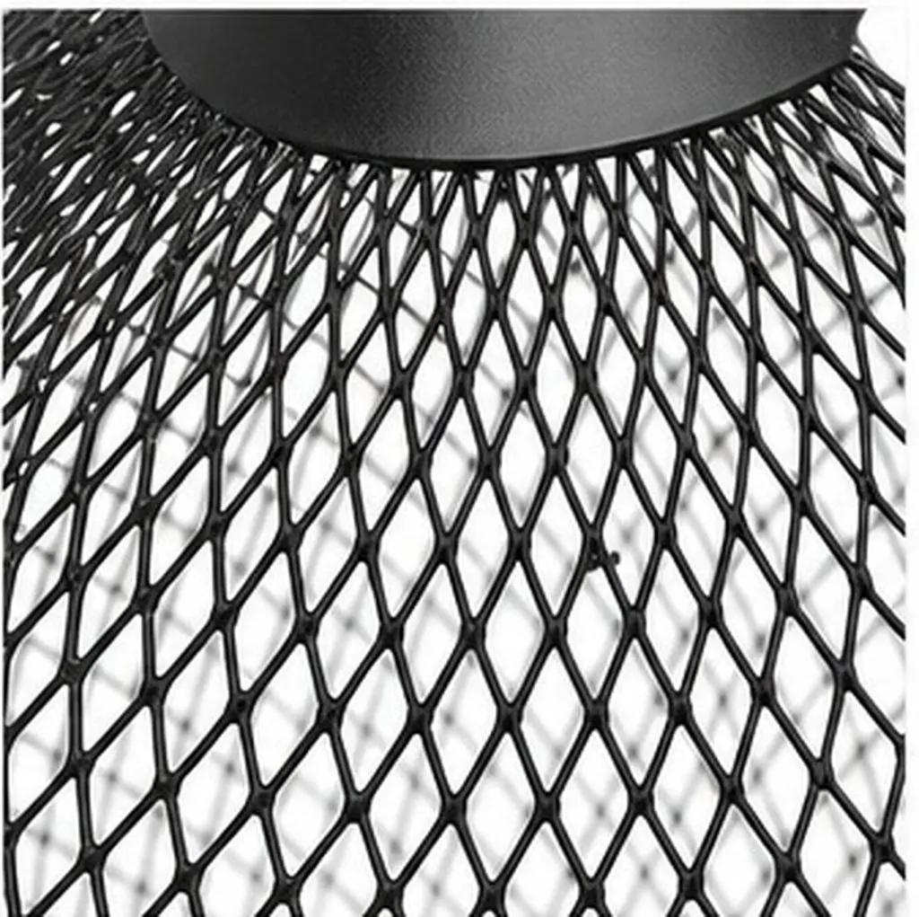 1 Piece Iron Wire Lamp Shade Vintage Industrial Style Pendant Light Cover for Dining Room Bedroom Living Room Decorative Fixture