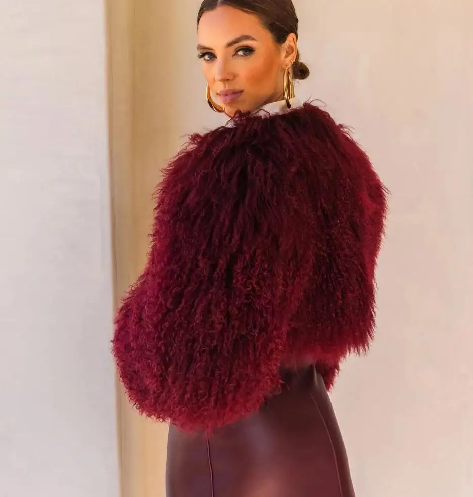 Trang Mới 100% Tự Nhiên Gấu Trúc Áo Khoác Nỉ Bạc Thật Cáo Lông Ngắn Áo Dệt Mùa Đông Ấm Áp Thời Trang Châu Âu đường Phố