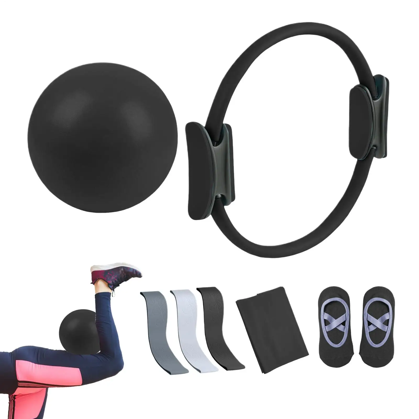 

Pilates Set Home Yoga Pilates Kit Anti Slip 7 Pieces/Set Multifunctional Trainer For Workouts Training Training Exercise Body