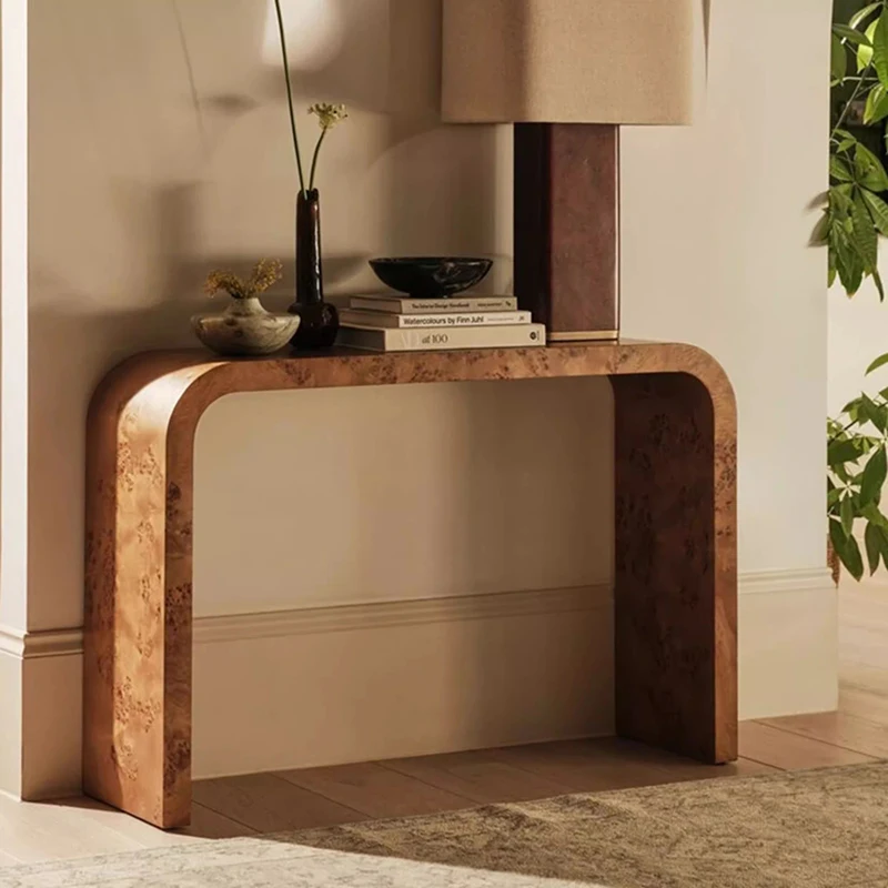 

Elegant Minimalist Console Table Mid Century Living Room Trendy Premium Console Table Rectangle Design Console Meuble Furniture