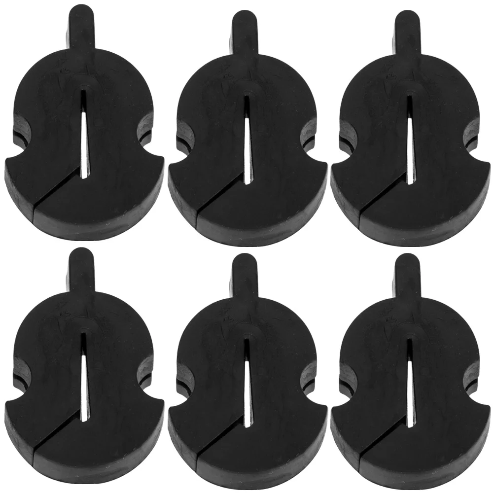 

6 Pcs Violin Mute Universal Accessories Mutes Cello Sound Dampener Beginner Small Rubber Noise