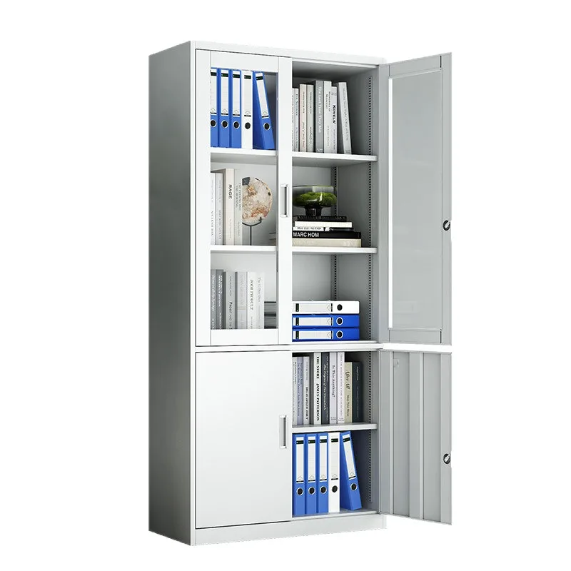 Steel Filing Cabinet, Metal Document Cabinet for Office, Financial Vouchers, Archives, Staff Dorm Lockers