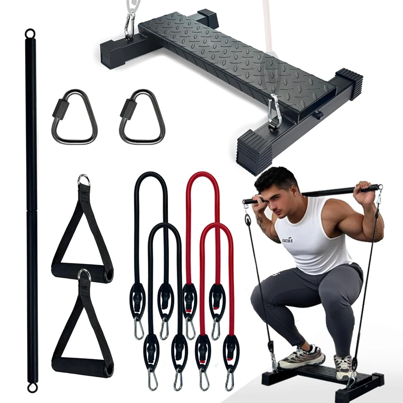 Multifunctional Home Gym Equipment, Foot Stretch Board, Calf Raise & Squat Support