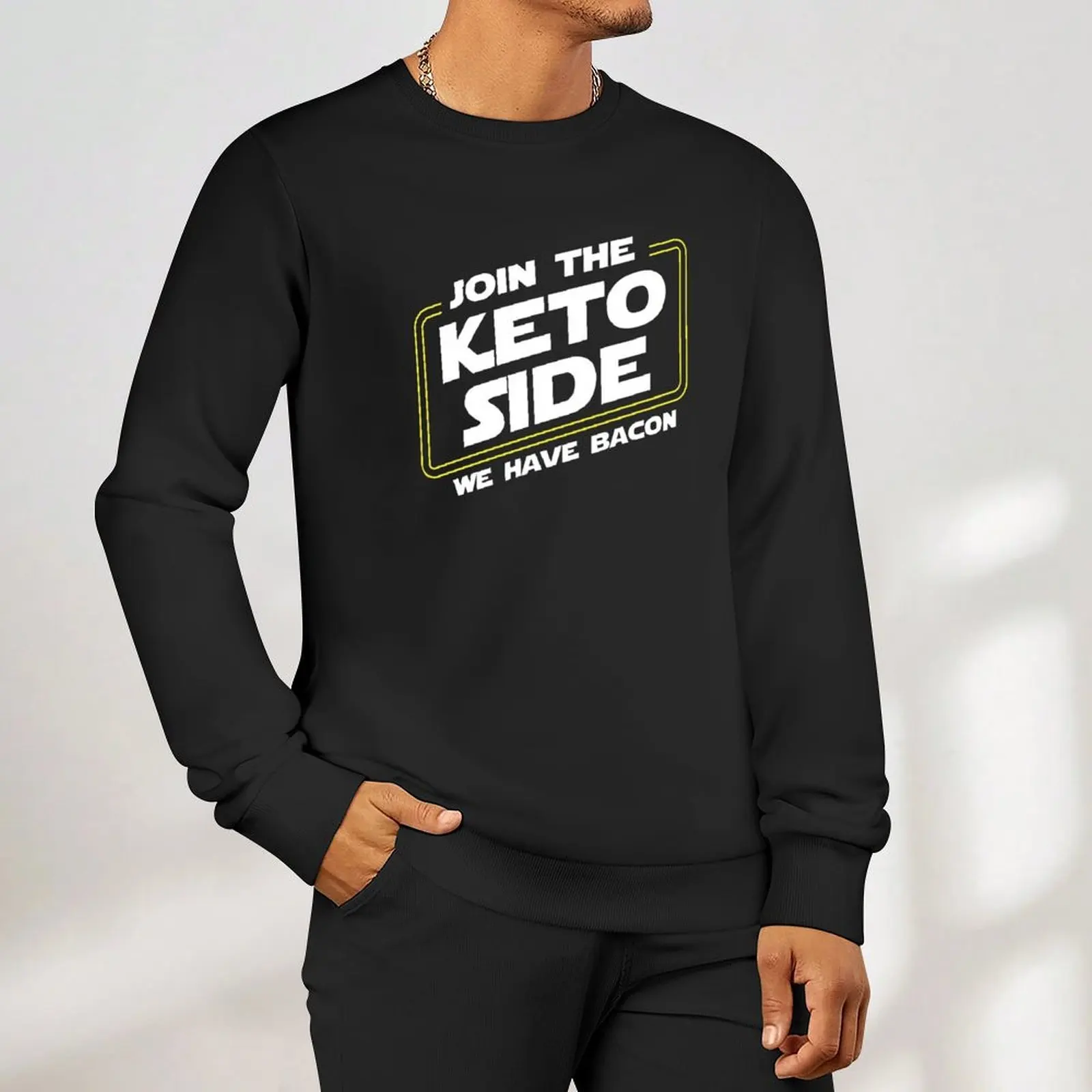 الانضمام إلى جانب Keto لدينا لحم الخنزير المقدد كيتو حمية البلوز النمط الياباني الرجال ارتداء أزياء الرجال أنيمي البلوز