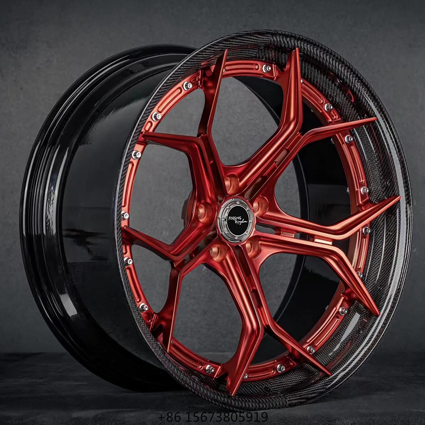 High-End New Two-Piece Forged Alloy Car Wheels 18-23 Inches 40mm ET Various PCD Spacings 5*108/114.3/120/112