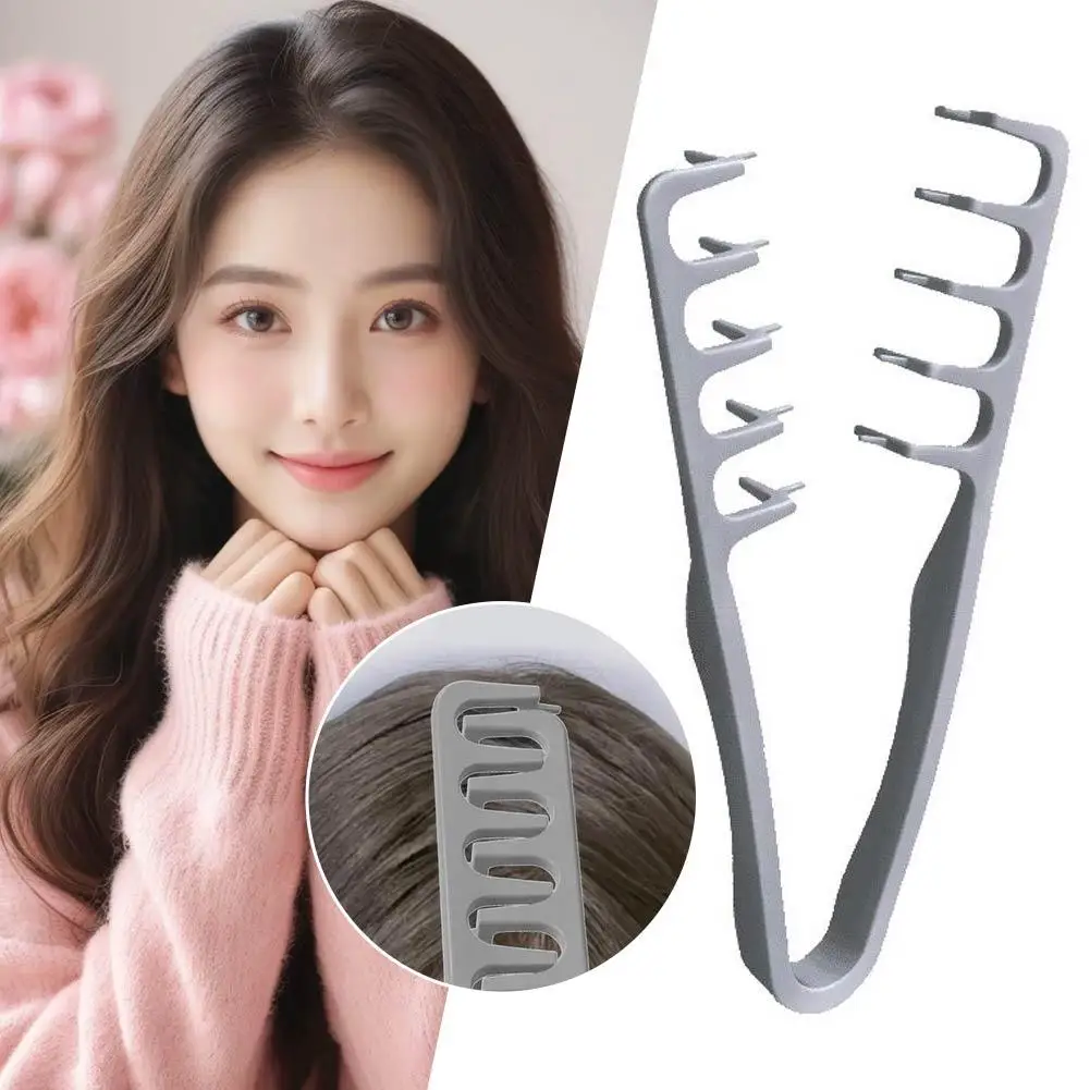 Fluffy Bangs Styling Comb Texturizing Hair Comb For Men & Women Korean Hair Texture Pin For Creating Voluminous Bangs Hairstyles