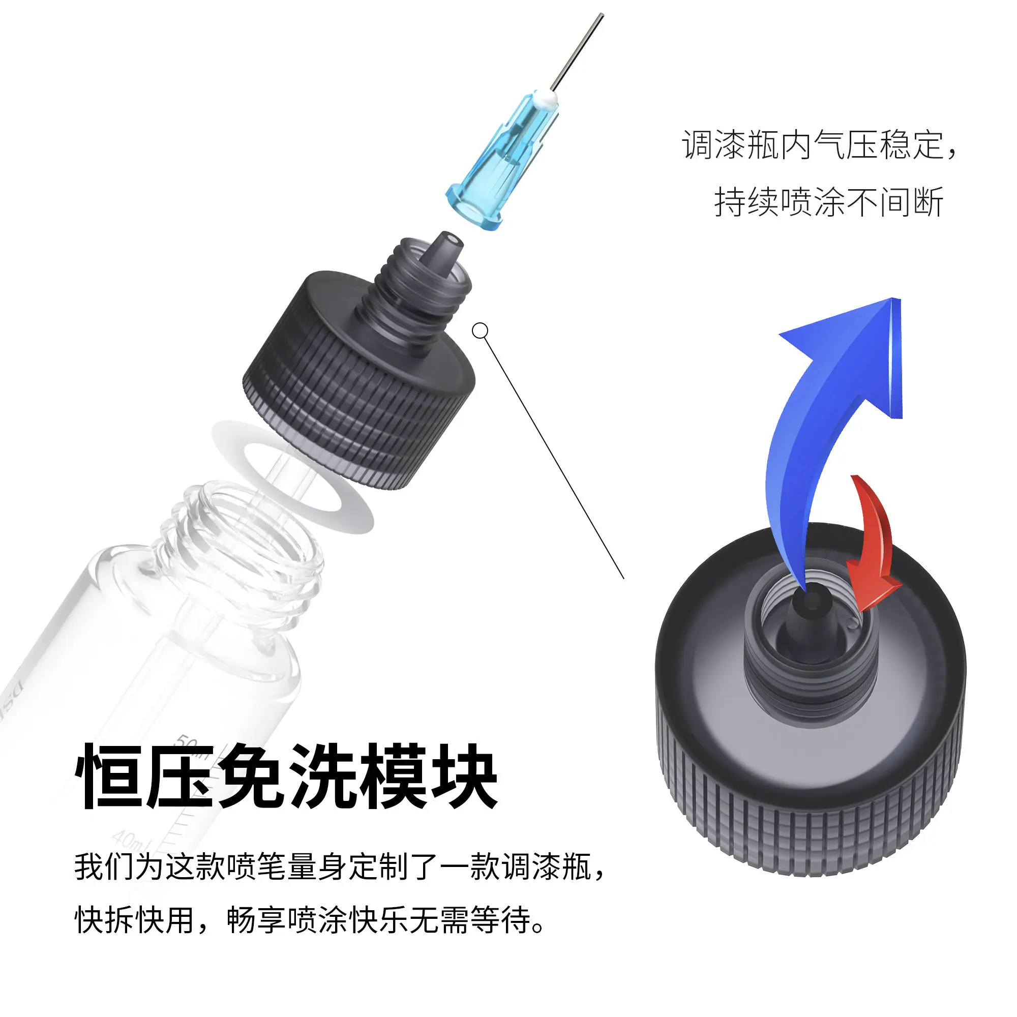 Non Cleaning Spray Pen PT-AB Model Tool Spray Painting And Coloring