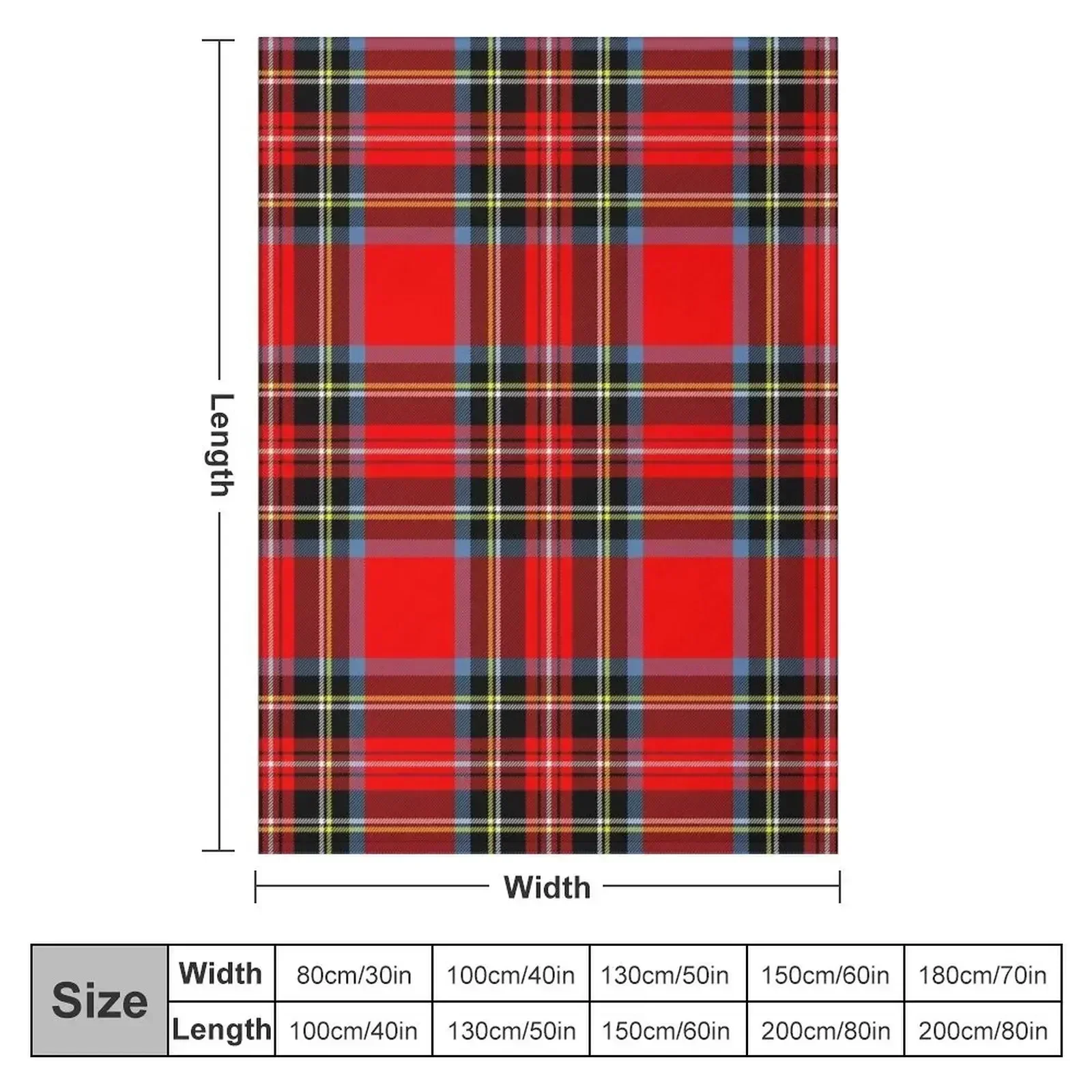 Stewart Royal Modern Tartan - Thistle Throw Blanket Furry Softest Blankets