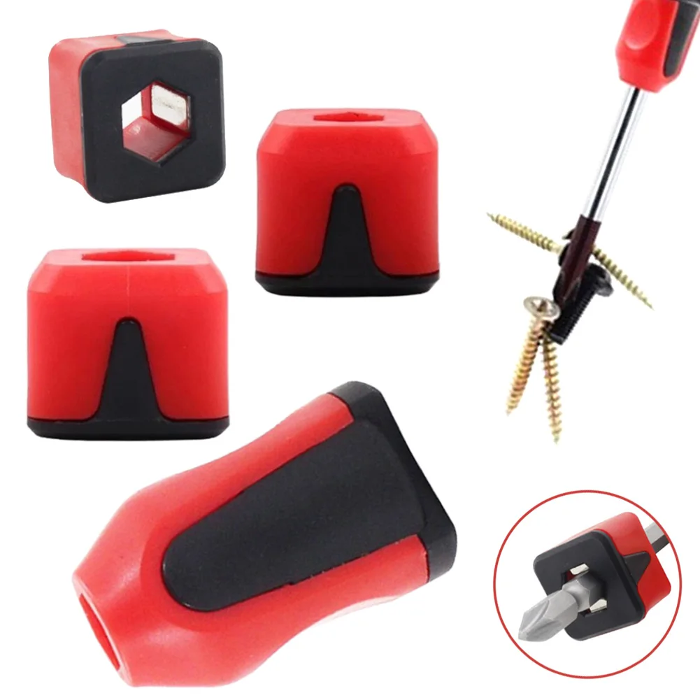 

1pc Screwdriver Magnetizer Bit Screwdriver Magnet Ring Fixed Holder Length 40mm 1.57inch Hand Tools Accessories High Quality