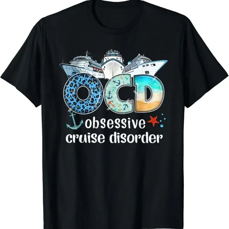 OCD Obsessive Cruise Disorder Funny Cruising T Shirt
