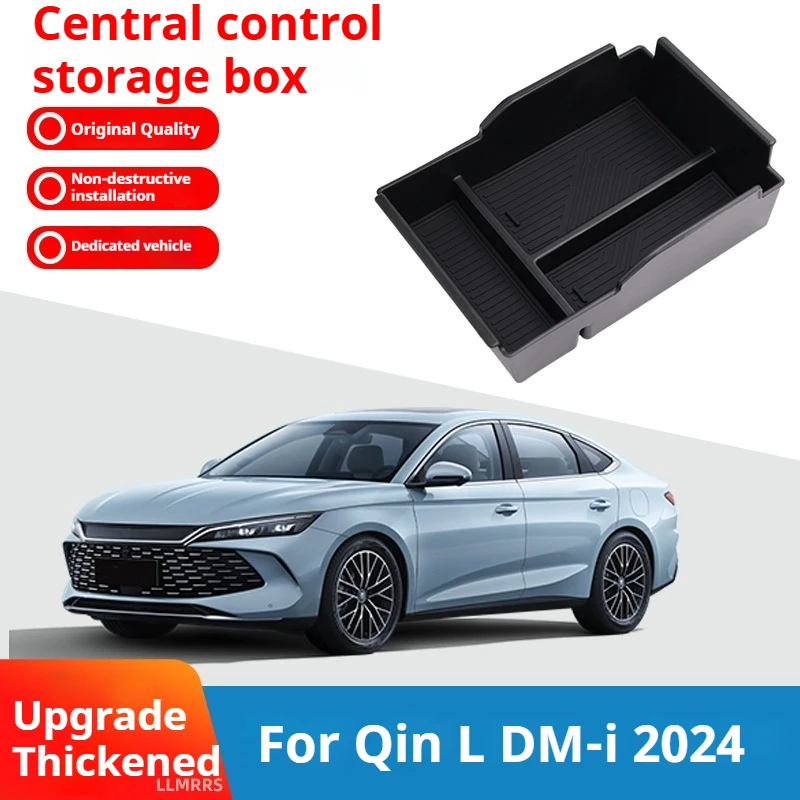 For 2024 BYD Qin L DM-i central control storage box armrest box storage box car accessories modification