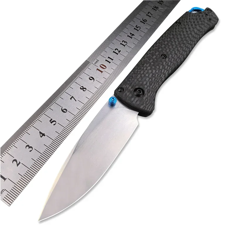 Folding BM 535 Carbon Fiber Handle S35V Blade Pocket Knife Outdoor High Hardness Camping High Quality EDC Durable Hiking Knife