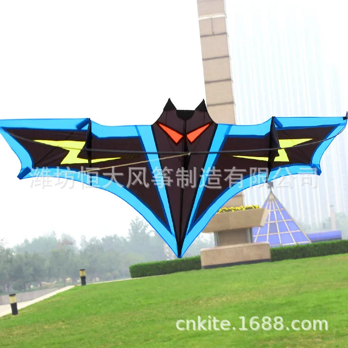 

Weifang 200x90cm Large Lightning Bat Kite Great for Flying in a Light Breeze Cute Cartoon Animal Kite Friend Birthday Gift