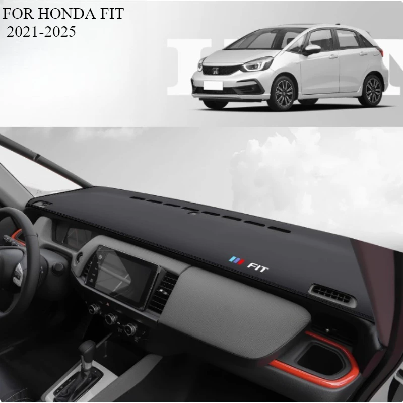 FOR HONDA FIT 2021-2025 Car Dash Mat Dashmat Dashboard Mat Cover Sun Shade Dash Board Cover Carpet  Accessories