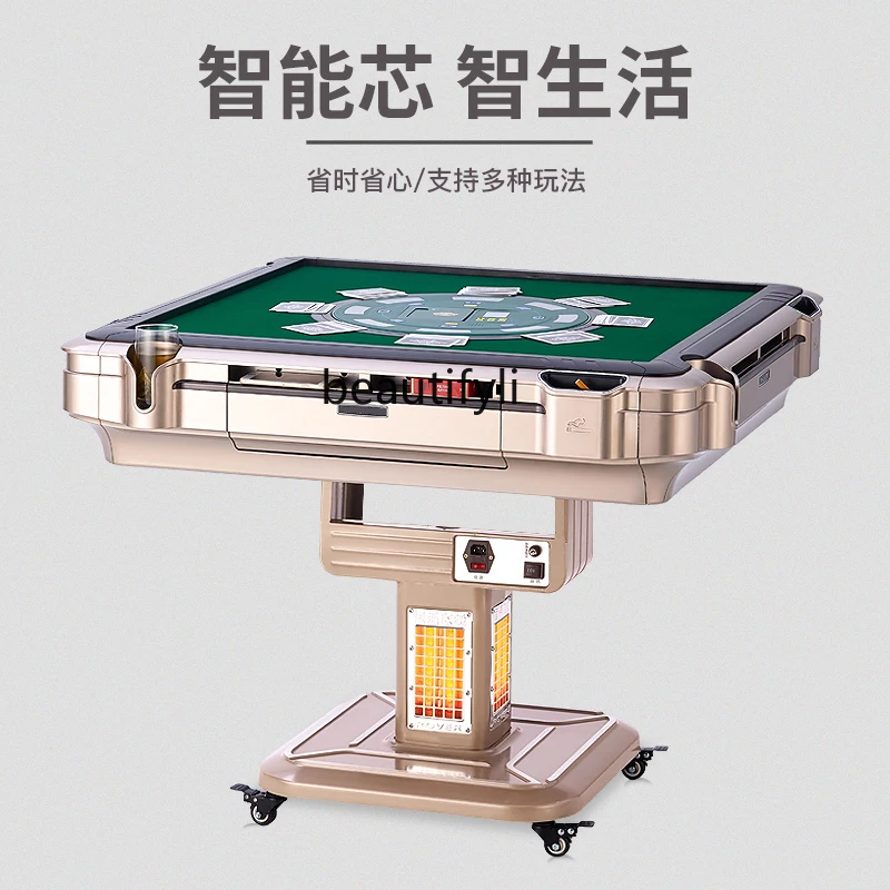 New Poker Automatic Dealing Device Landlord Dining Table Dual-Use Poker Machine Folding Household