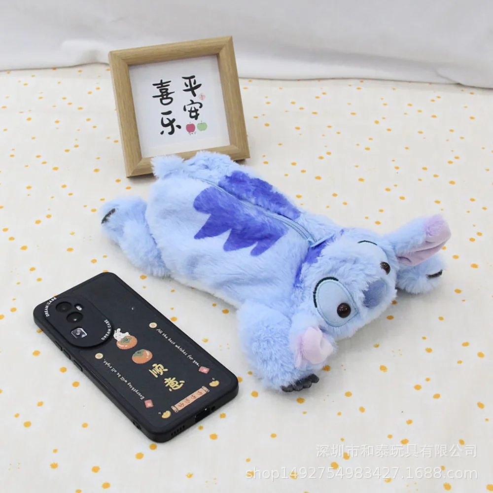 Stitch Kawaii Anime Pencil Case Cute Cartoon Dolls Bags Students Study Stationery Fashion Pen Bags Birthday Gifts for Kids