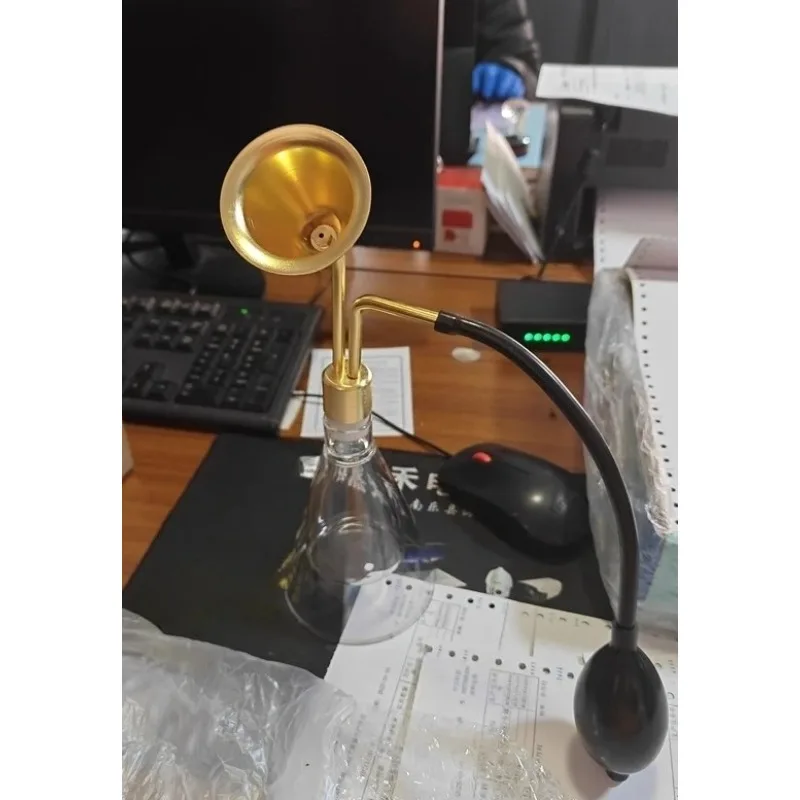 Glass Scent Bottle Brass Scent Instrument Baijiu Essential Oil Perfume Scent Coffee Beans