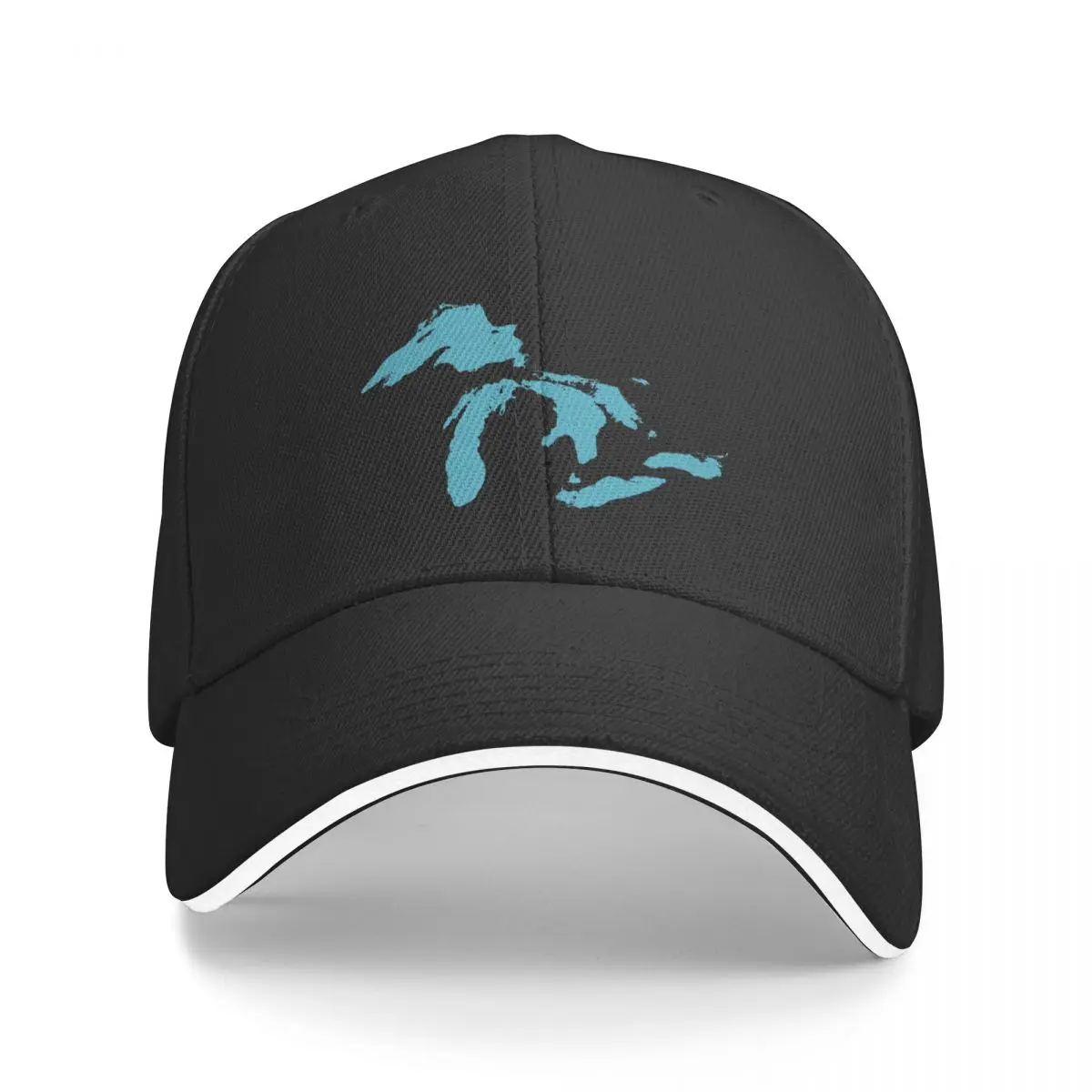 

The Great Lakes Baseball Cap beach hat Uv Protection Solar Hat Sports Cap Snap Back Hat Woman Hats Men's