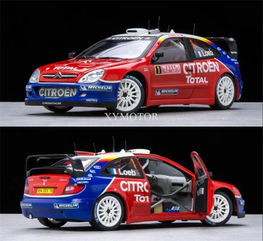 

Sunstar 1/18 For Citroen Saina Xsara WRC rally car No.1 Loeb No.14 No.16 Diecast Model Car Toys Hobby Gifts Collection Display