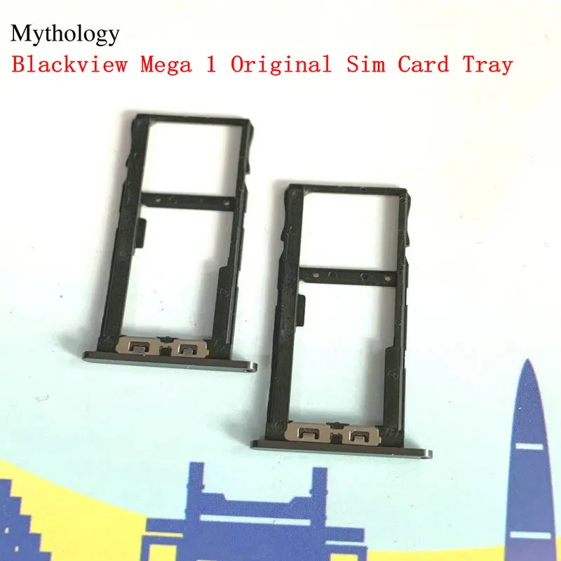 For Blackview Mega 1 Mega 2 Original Sim Card Tray TF Card Slot Mobile Phone Accessories