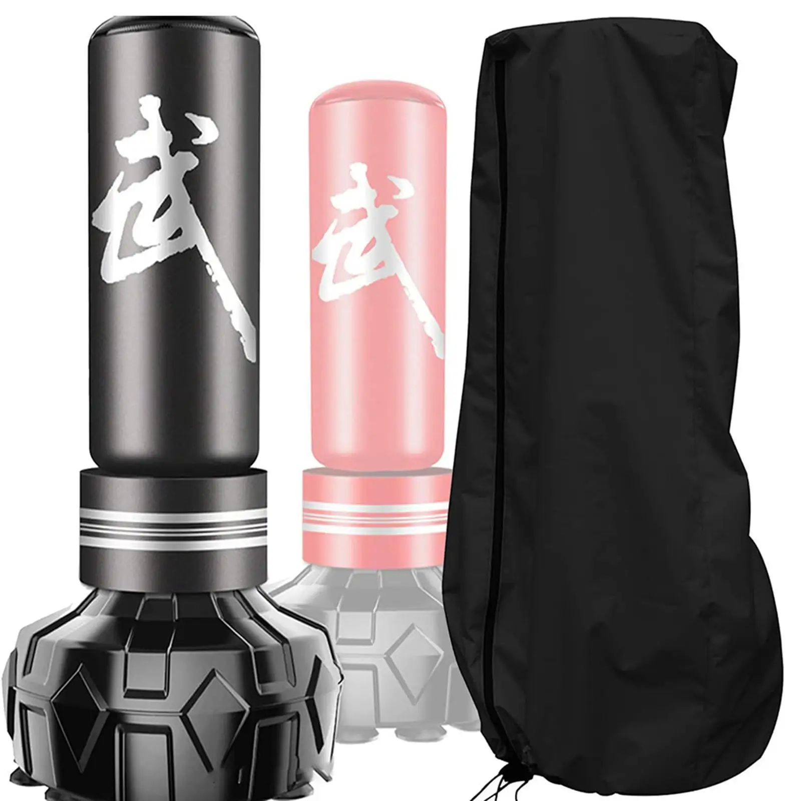 Standing Heavy Bag Cover Outdoor Waterproof 420D Oxford Dustproof Drawstring Punching Bag Protector for Fitness Workout