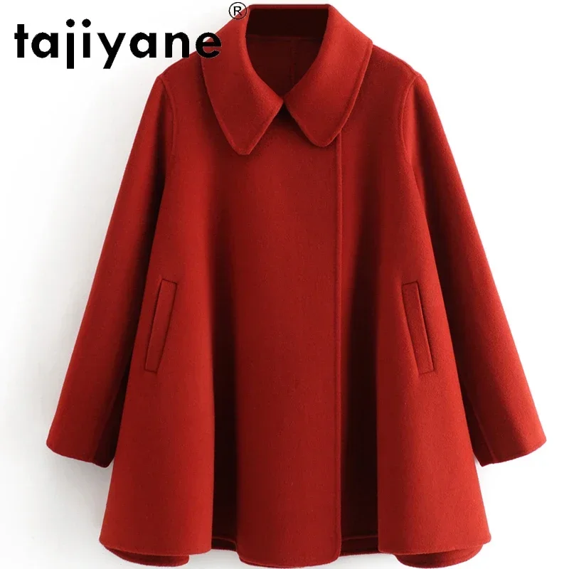 

Tajiyane Clothes for Women Real Fur Coats Women's 100% Wool Jackets Women's Clothing Female Winter Coat Slim Abrigo Mujer TN1478