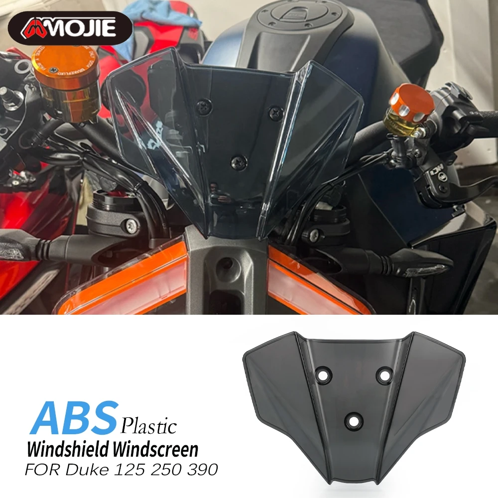 

For KTM Duke 125 250 390 Duke 125Duke 250Duke 390Duke 2024 2025 Motorcycle Accessories Windshield Windscreen Wind Deflectors