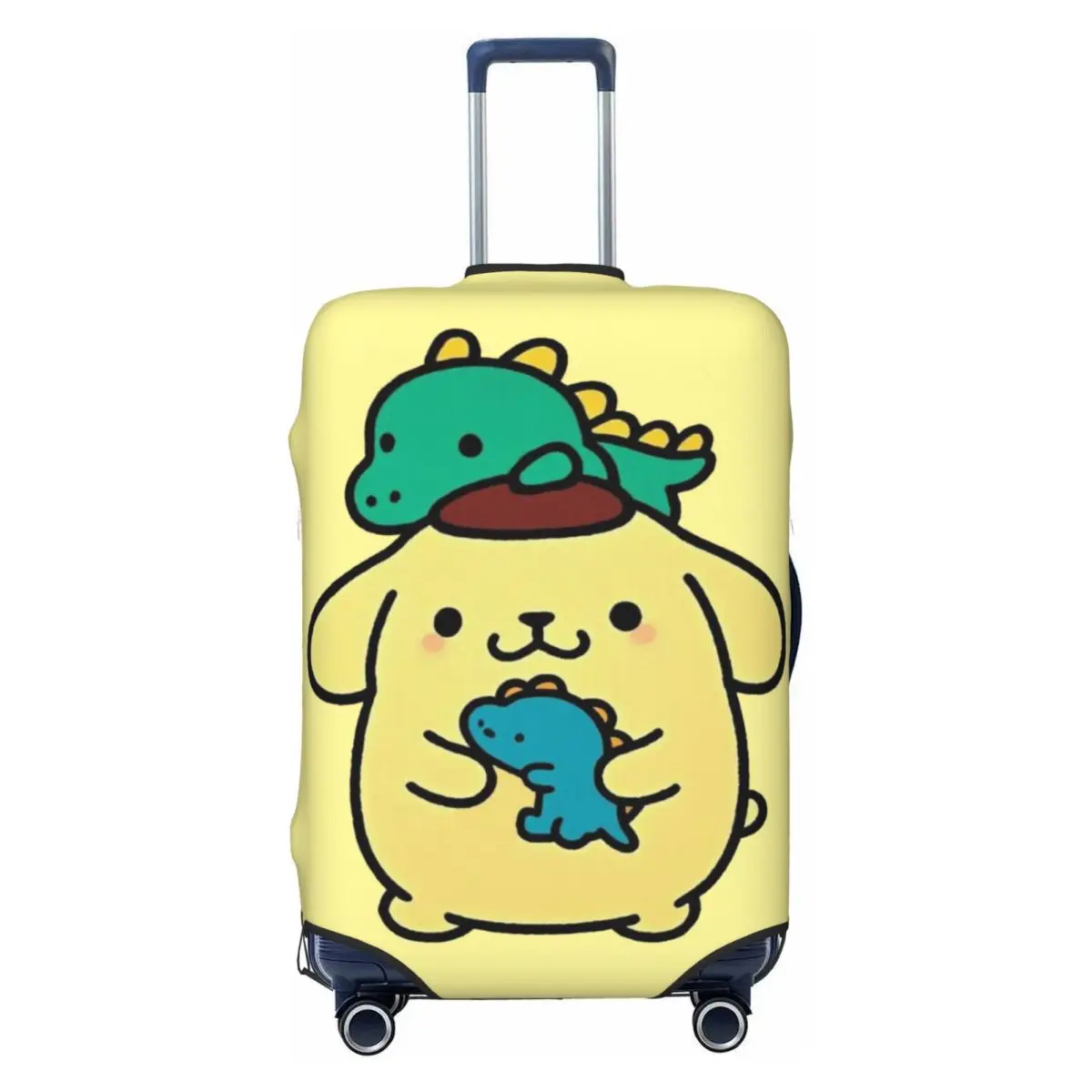 

Custom Pompompurin Cartoon Luggage Cover Elastic Travel Suitcase Protective Covers Suit For 18-32 inch