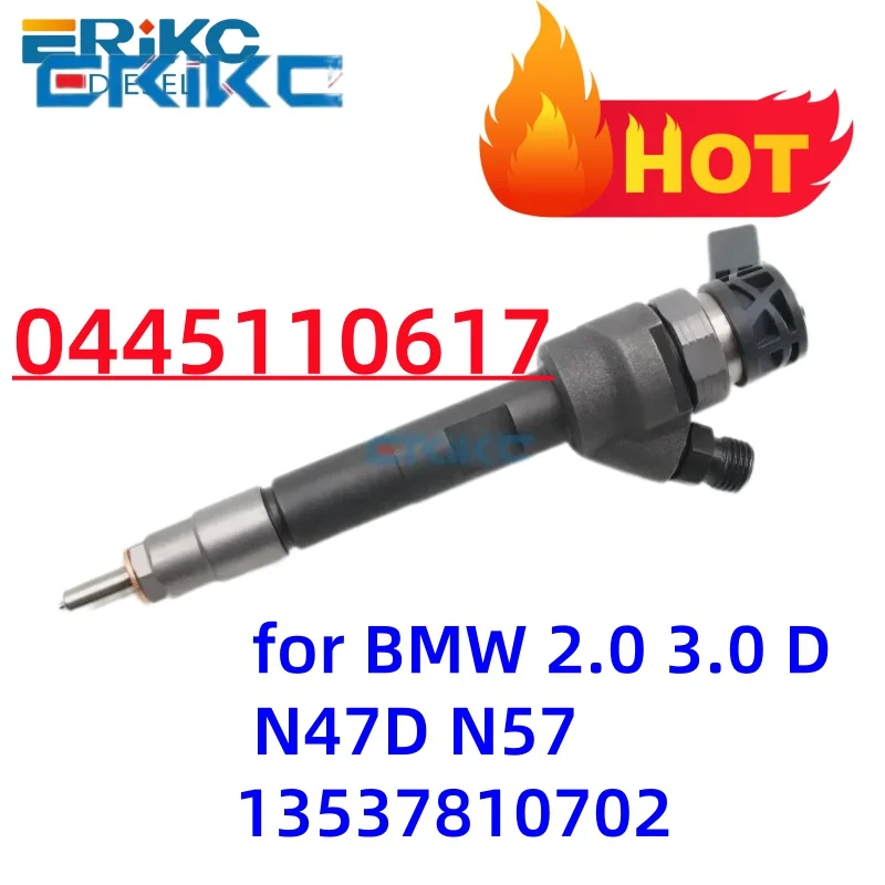 

0445110617 7810702 Diesel Injector Nozzle Parts 0 445 110 617 for Bosch BMW 2.0 3.0 D N47D N57 13537810702