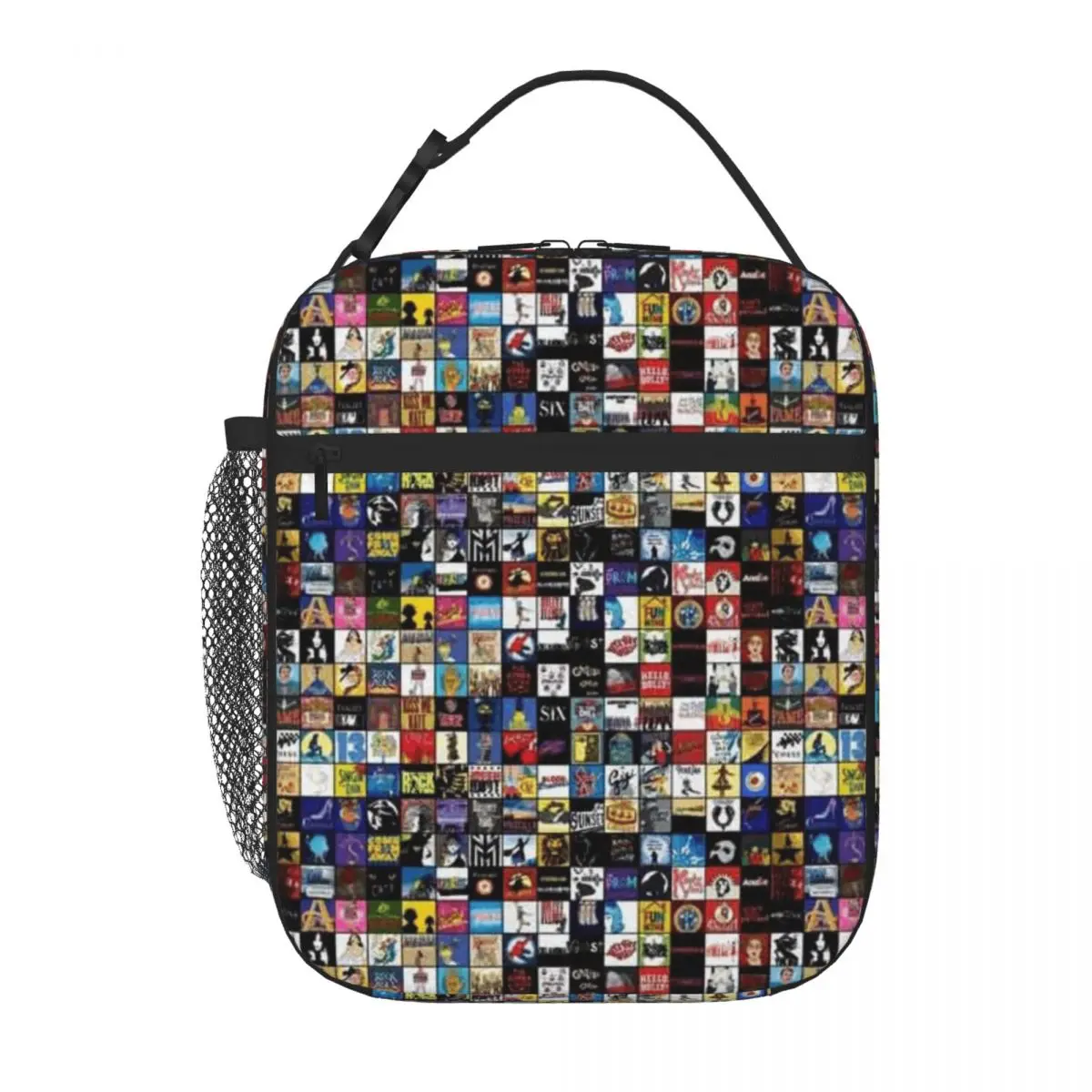 Bestselling Broadway Musical Theatre Logos - Hand Drawn Dual Use Student Lunch Bag Beach Outing Thermal Tote