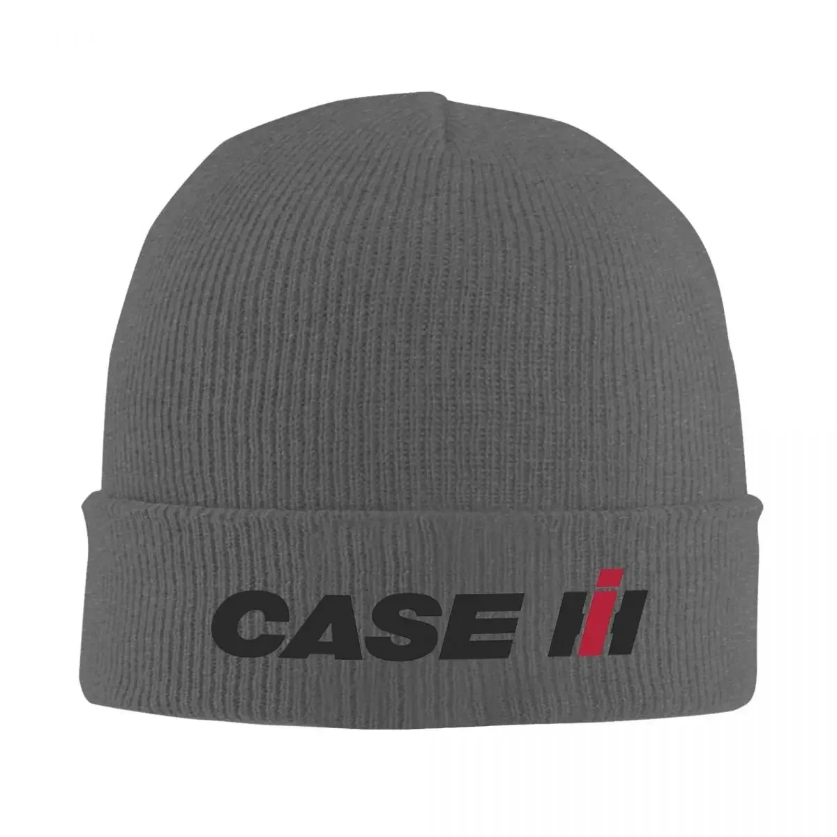 TRACTOR-CASE LOGO Warm Knitted Cap Fashion Bonnet Hat Autumn Winter Outdoor Beanies Hats for Unisex Adult