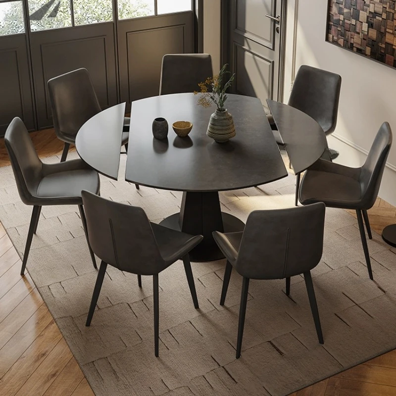 Ceramic Dining Table Extended Chairs For Living Room Kitchen Furniture Mesa Study Round Conjuntos De Salas De Jantar Wash Large