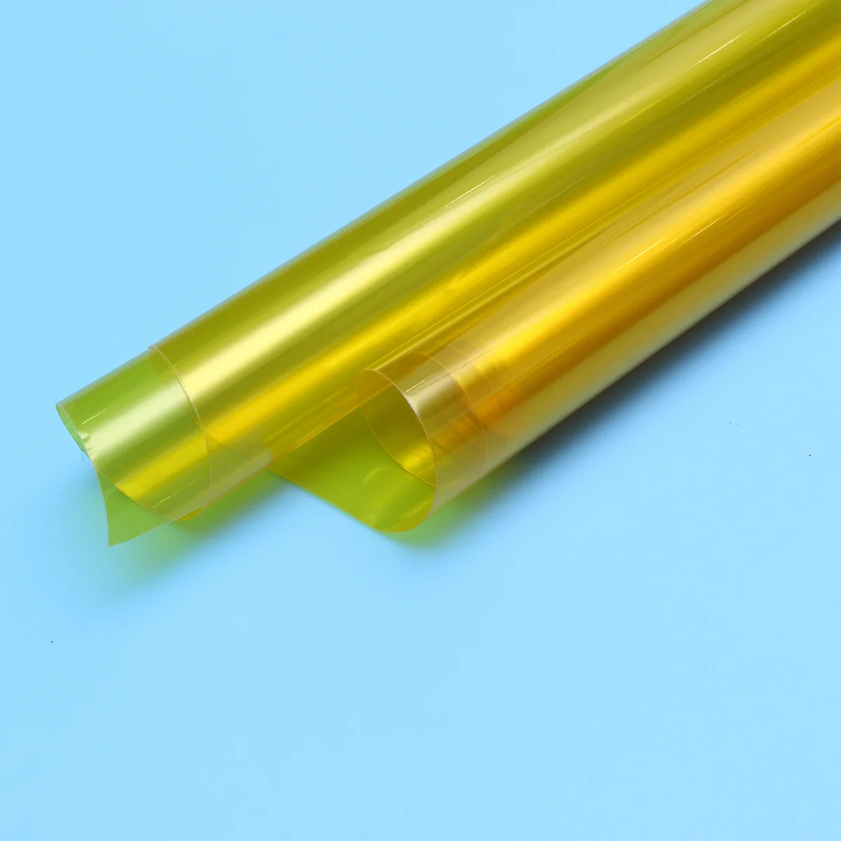 

30X150Cm Color Change Film Yellow Transparent Stretchable Waterproof Headlight Protection Tint Car Sticker Decal For