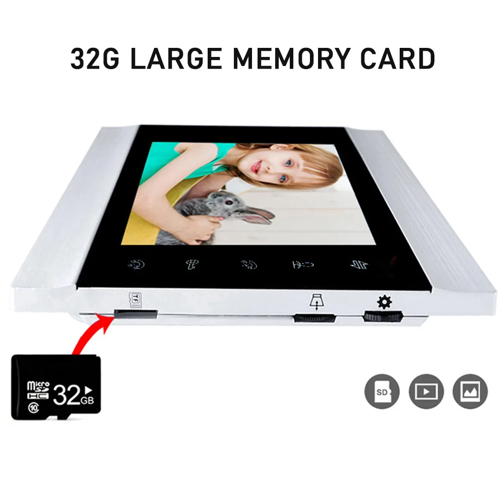 System wideo Tuya 7 lnch zestaw z interkomem dzwonek 1080p kamera Wifi interstone rezydencja ekran noktowizor