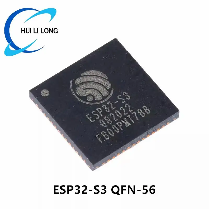 ESP32-S3 ESP32S3 QFN-56 ESP32 WiFi Bluetooth-compatible BLE 5.0 Dual Core 8MB Flash 32-bit 1.8V/3.3V MCU Wireless Chip IC