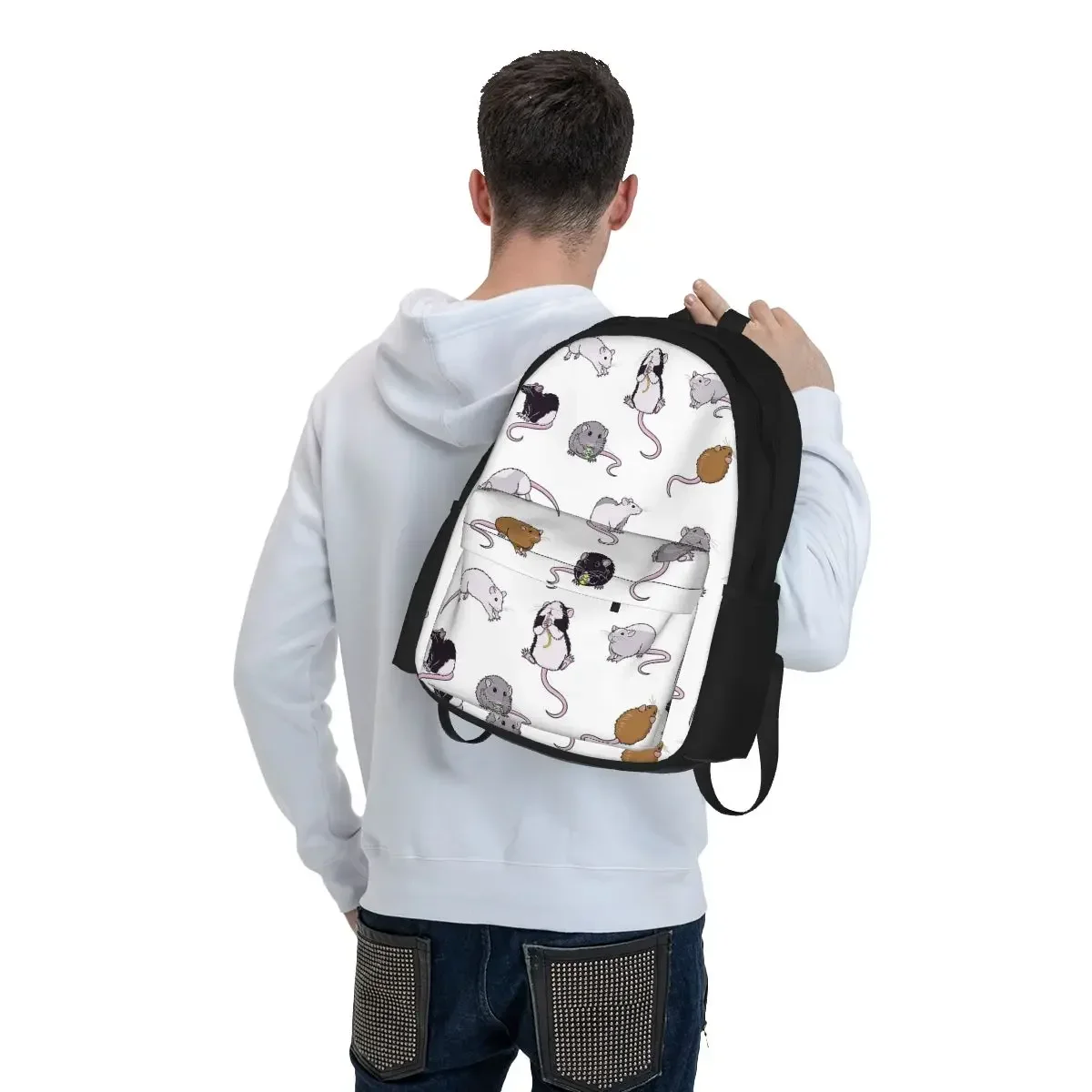 Rats, Rats, Rats Backpacks Boys Girls Bookbag Students School Bags Cartoon Kids Rucksack Laptop Rucksack Shoulder Bag