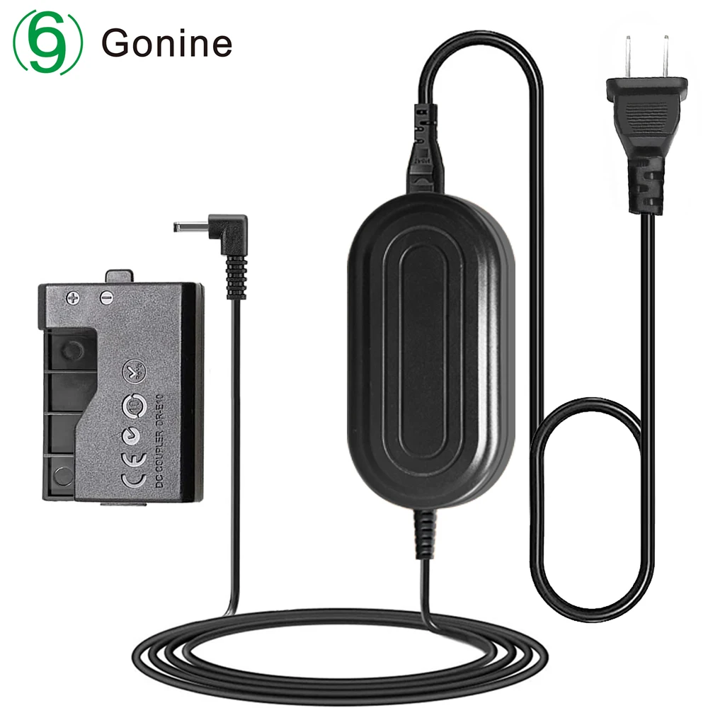 ACK-E10 AC Power Adapter DR-E10 DC Coupler Charger Kit for Canon EOS Rebel T3 T5 T6 Kiss X50 X70 EOS 1100D 1200D Digital Camera