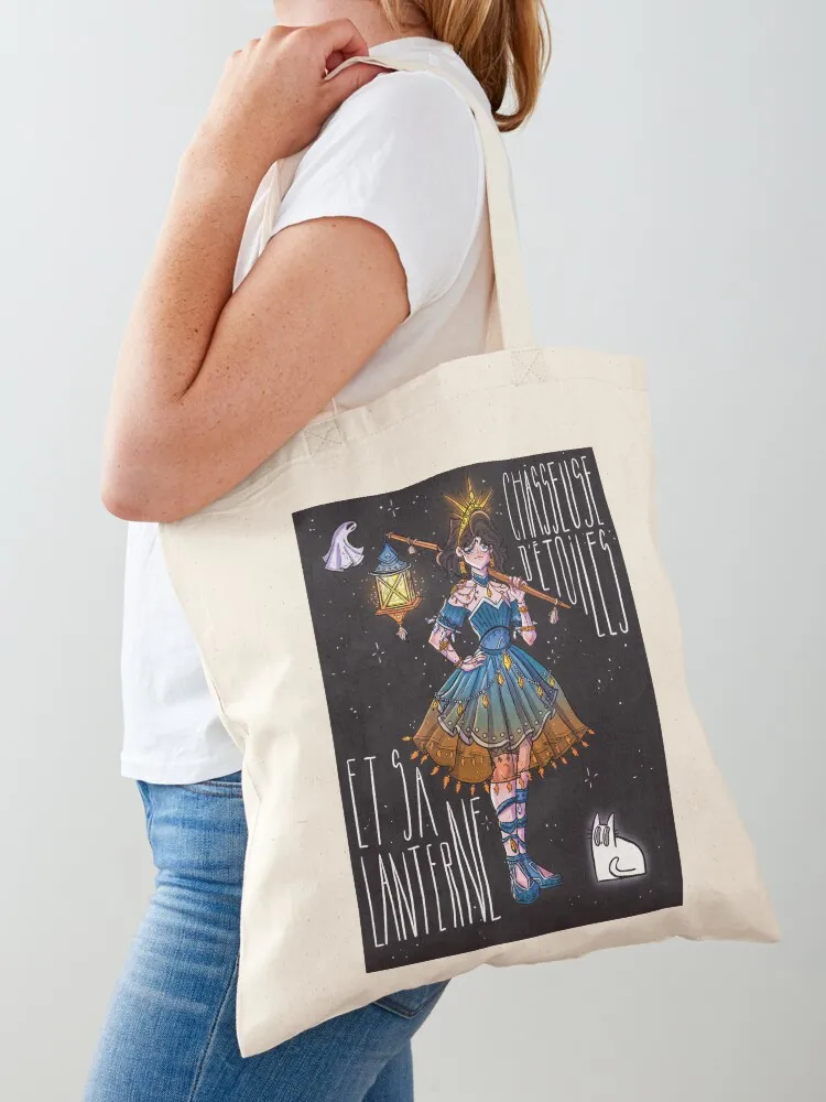 

Star hunter and her lantern Tote Bag custom canvas bag bags luxury women Handbags women