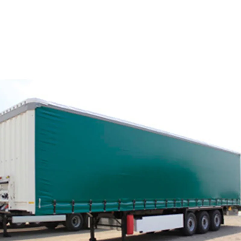 Truck Side Curtain PVC Tarpaulin Durable Trailer Cover Waterproof Tarp Customized Product No Fixed Sizes Custom Size Customized