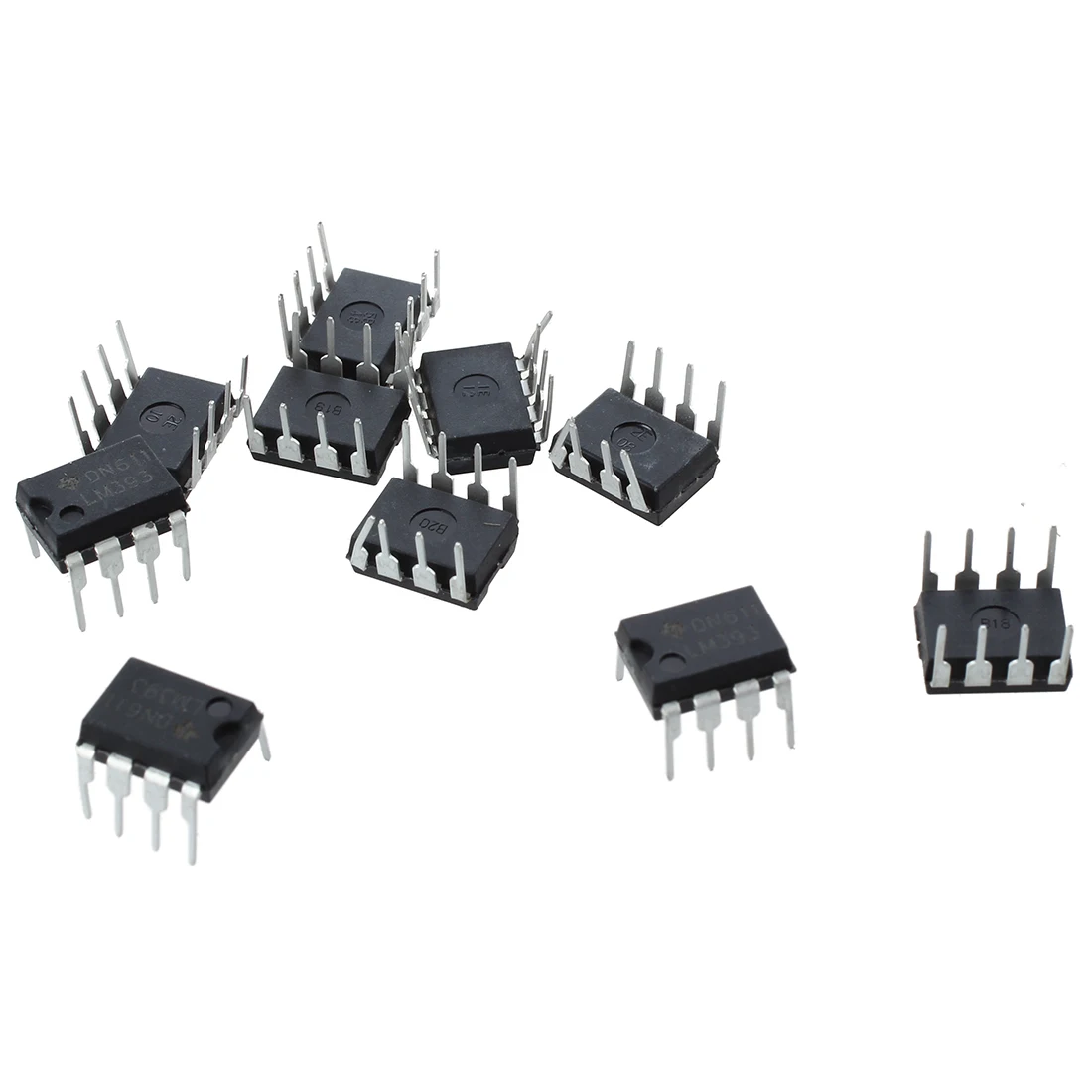 Analizador de voltaje Dual de baja potencia, 10 piezas, LM393N, LM393, DIP-8