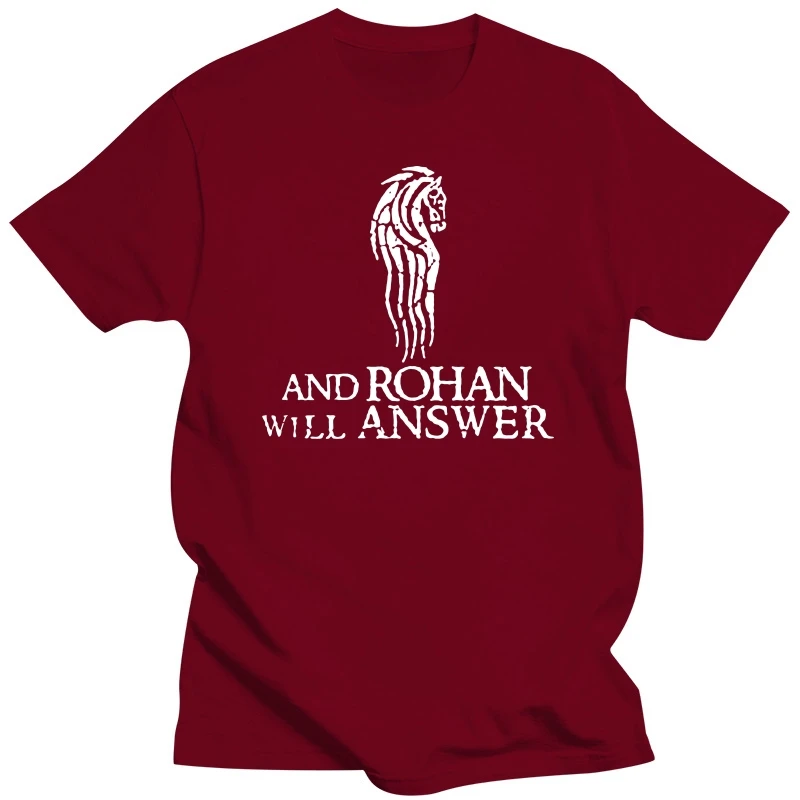 Gondor Calls For Aid And Rohan Will Answer Simple Text Everyone Gift Black Men And Women T Shirt S-6XL