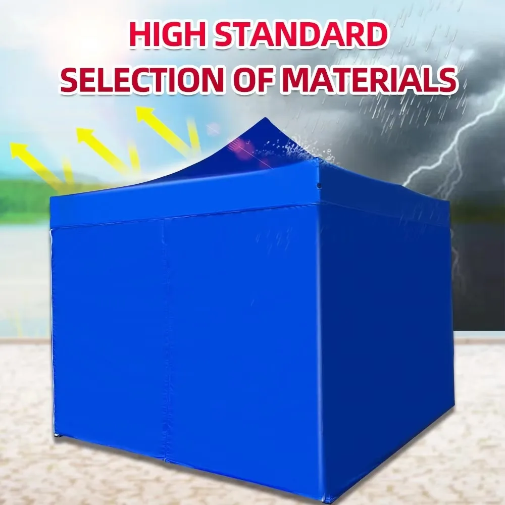 4 Season Waterproof Double Layer Roman Style Pop Up Tent Durable Steel Frame Foldable Easy Setup Outdoor Camping Family