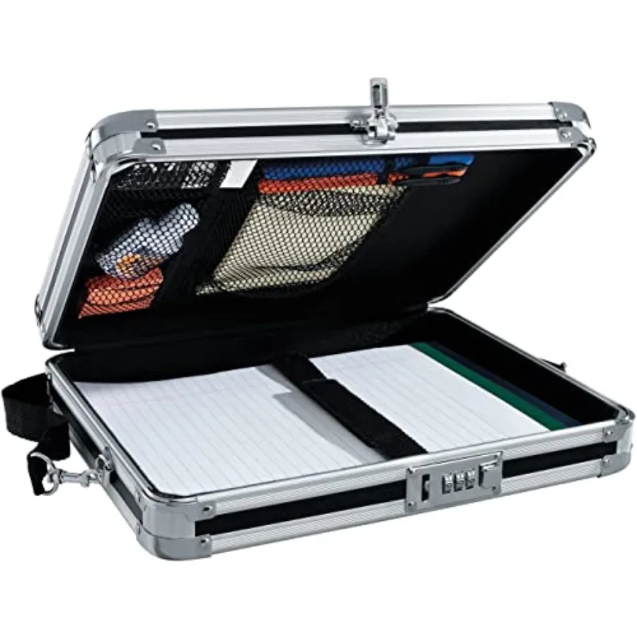 

ing Clipboard with Storage - Heavy Duty Metal Clip Board Box Holds 8.5" x 11" Letter-Size Paper or Tablet Device