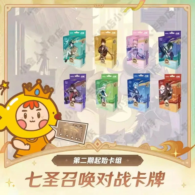 Genshin Impact: Genius Invokation TCG Card - مجموعة ألعاب معززة للرصاص الثالثة، بطاقات ألعاب تنافسية على الطاولة، هدايا ألعاب