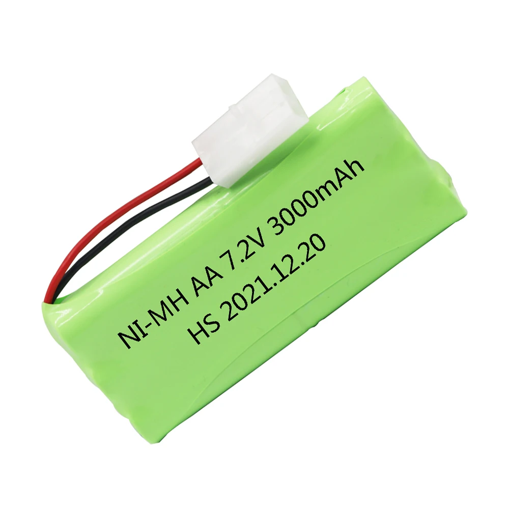 7.2V 3000mah NI-MH AA battery for Remote control electric toys boat car truck accessories upgrade 7.2 V 2400 mah aa nimh battery