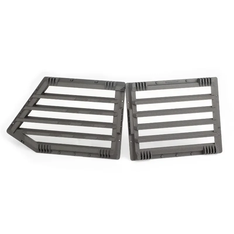 Griglia corazzata per finestra in plastica simulata per 1/7 RC Crawler Car Traxxas Relalo Crobol MK07 JK07 Accessori