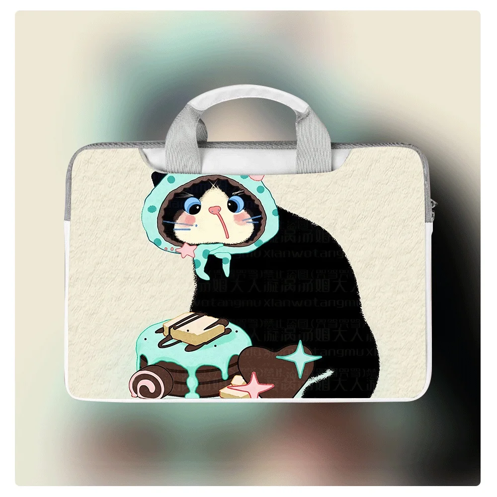 

Cute Cat Print Laptop Bag Cover Laptop Case for Macbook Case 12 13 14 15 16 Inch Macbook Air Storage Bag Briefcase Holiday Gift