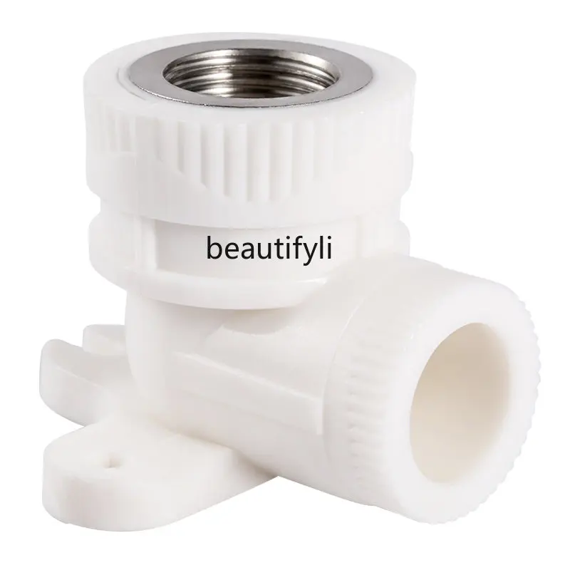 zq Internal Thread Seat Bend 20mm 25mm 4 Points 6 Points Ppr Bend Home Decoration Water Pipe Connector Accessories