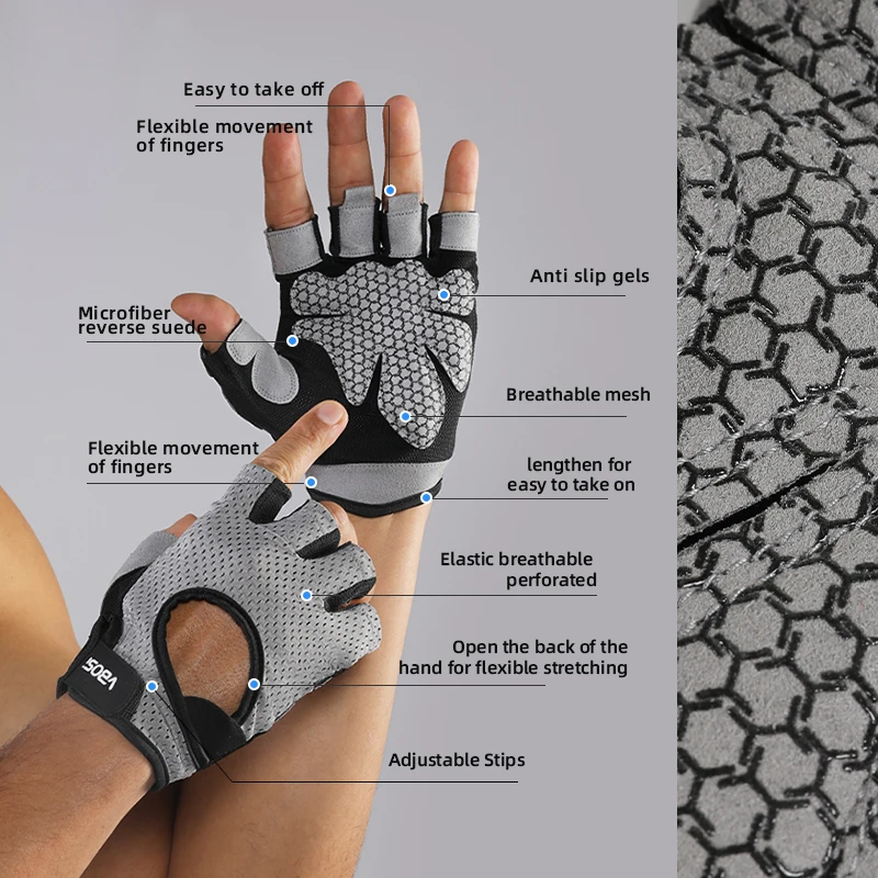 Thumbnail 3 - #65 New Weight Lifting Gloves Arrivals