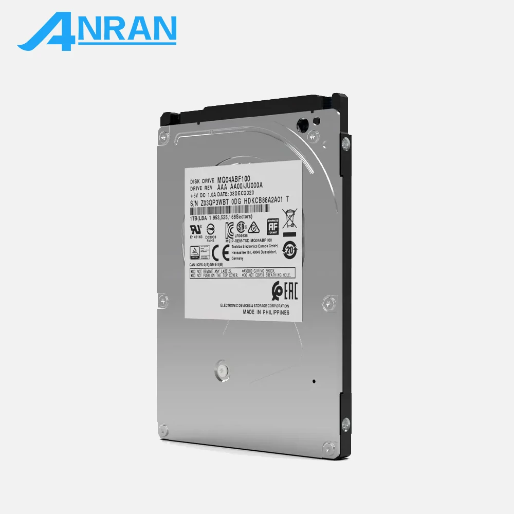 ANRAN 2.5 Inch 5400 Rpm Sata3 1TB 2TB HDD For 2.5 Inch Wifi NVR 10Inch Monitor NVR 13 Inch Monitor NVR